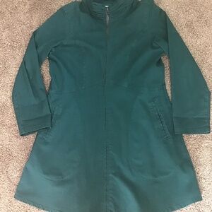 C.M.C. Color Me Cotton Long Jacket Designer Coat Zip Up Women's Size S